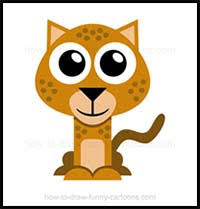 How to draw a baby cheetah he is so very very cute cheetah. How To Draw Cartoon Cheetahs Realistic Cheetahs Drawing Tutorials Drawing How To Draw Cheetahs Drawing Lessons Step By Step Techniques For Cartoons Illustrations