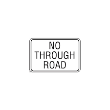 Regulatory Signs - No Through Road | Seton Australia