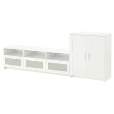 Brimnes Tv Storage Combination Glass Doors White 108 5 8x16 1 8x37 3 8 Ikea Tv Storage Cabinet Doors Ikea