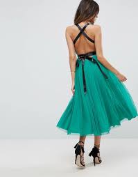Get This Asos S Cocktail Dress Now Click For More Details Worldwide Shipping Asos Premium Tulle Midi Pro Necklines For Dresses Asos Cocktail Dresses Dresses
