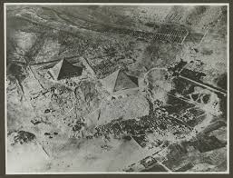 The structure is believed to date back some 5,000 years. Aerial View Of Pyramids Egypt State Library Of South Australia