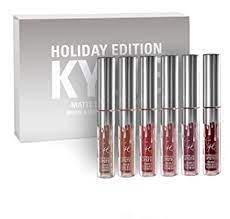 My @kyliecosmetics @ultabeauty holiday collection launches today in all stores!! Kylie Cosmetics Holiday Mini Kit Matte Liquid Lipsticks Amazon De Beauty