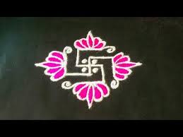 Easy Rangoli Designs With Colours 9x1 Colorful Rangoli Designs Easy Rangoli Designs Rangoli Designs