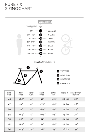 Sizing Chart Pure Cycles