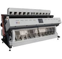 10 Chutes Rice Color Sorter Machine For 7-10 T/H Rice ...