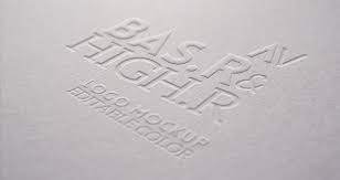 43 Psd Blank Mock Ups Action Files Design Bump Font Design Logo Embossed Logo Embossed Paper