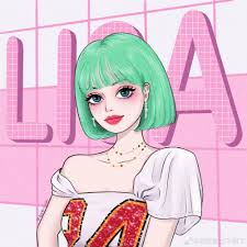 Image of blackpink wallpaper hd cute colorful lisa rose jisoo. Twitter Lisa Blackpink Wallpaper Girls Cartoon Art Portrait Cartoon