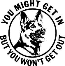 Black And White German Shepherd Painting Dog German Shepherd Attack Pet Protection You Might Get In But Etsy German Shepherd Shepherd Black Sable German Shepherd