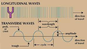 Longitudinal waves and transverse waves. Longitudinal Vs Transverse Waves Physics Notes Physics Experiments Life Hacks For School