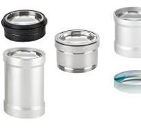 LBH7200-X-APC - Lente estándar plano-convexa de fibra, diámetro 1,0" (25,4  mm), espesor 0,12" (3,0 mm), longitud focal 5,0" (127,0 mm). Adecuado para  ...