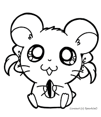 Hamtaro Da Colorare Anime Cartoni Animati