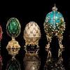 Metal dining table legs ukrainian easter eggs. 1