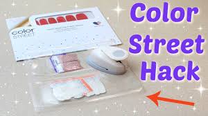 Color Street Hack How To Turn Any Set Into A French Manicure Youtube These color street 100% real nail polish strips are a game changer for busy women!