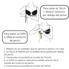 Como Funcionan Las Tallas De Sujetador Contorno Y Copa