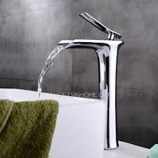 high end copper tall vessel waterfall