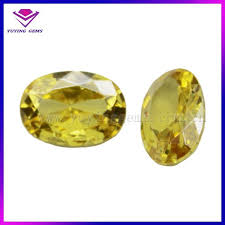 China Wuzhou Oval Cut Yellow Corundum Artificial Yellow Sapphire Price Per Carat Buy Sapphire Price Per Carat Bulk Cut Corundum Gemstones Blood Ruby