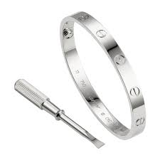 5 976 Cartier Men Bracelets I Like The Screws And The Screw Driver That Comes With It Tha Love Bracelets Cartier Love Bracelet White Gold Bracelet
