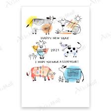 2021年 丑年 relaxing like a cow 205291 年賀状デザインのダウンロード アフロモール 年賀状 デザイン 年賀状 挨拶状