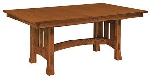 Find mission style tables oak here Quarter Sawn White Oak Olde Century Mission Trestle Dining Table