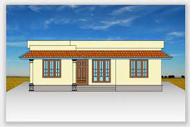 Searching for 4bhk kerala style home plans ? Kerala Style 1110 Sq Ft Three Bedroom House Plan And Elevation With Two Options Small Plans Hub