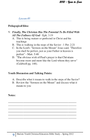…this is an introduction to what you can teach the youth in your church or things you should be teaching your own study the 10 commandments in context as well as what they have meant historically. The Christian S Potential Shalom Youth Bible Study Lessons Spring