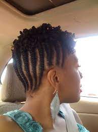You can style your hair in flat twists or individual twists, using extra hair for length or nothing but your natural curls. 18 Best Cornrow Updo On Natural Hair Ideas Hair Natural Hair Styles Natural Hair Updo