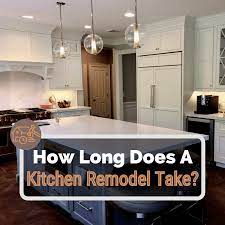 An average kitchen remodel takes between four to six weeks. How Long Does A Kitchen Remodel Take Kitchen Infinity