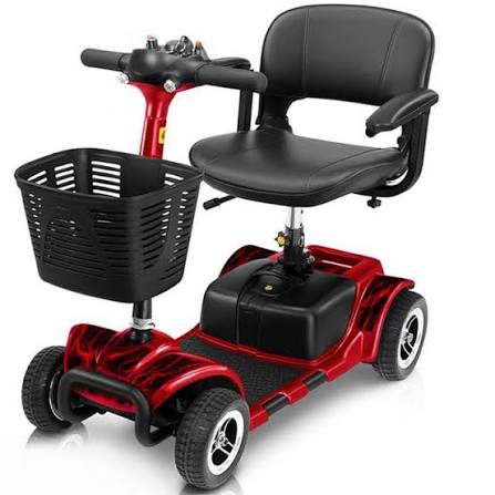 Vive Mobility 4 Wheel Mobility Scooter, Pink