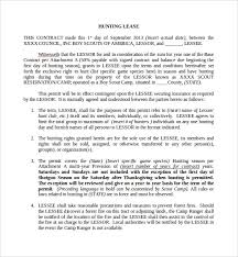 Whether you are a landowner, or a hunter who leases land or is a member of a hunting club, hunting land liability insurance is essential because both parties assume some legal risk while on a property. Free 11 Sample Hunting Lease Agreement Templates In Pdf Ms Word Google Docs Pages