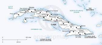 FREE Printable Map of Cuba