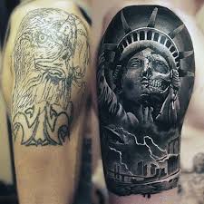 Top 155 Best Realism Tattoo Ideas 2020 Inspiration Guide Realism Tattoo Statue Of Liberty Tattoo Cover Tattoo