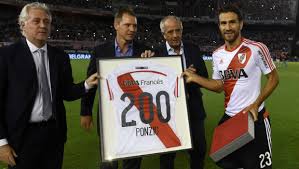 • una vez que hayas. Leo Ponzio Fue Homenajeado Por Sus 200 Partidos En River