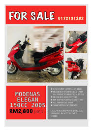 250 300 400 650 750 900 1000 1200 1300 1400. Modenas Elegan 150 2005 Scooter Motorbikes On Carousell