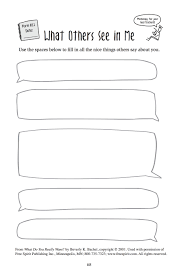 Free Printable Worksheet For School Counselors What Others See In Me From What Do You Real Self Esteem Worksheets Counseling Worksheets Self Esteem Activities