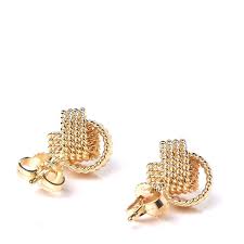 Check spelling or type a new query. Tiffany 18k Yellow Gold Twist Knot Earrings 428176 Fashionphile