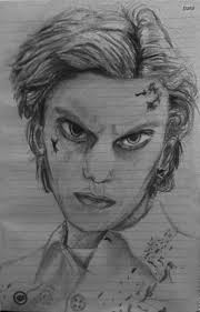 My 10 year old, stranger things obsessed, son wanted to share his Vecna and  Demogorgan drawings