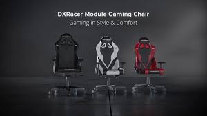Dxracer pc gaming chair racing style office computer seat height adjustable recliner with ergonomic head pillow and lumbar support, formula series, standard, black & red. Dxracer 2021 G Series Module Gaming Chair Youtube