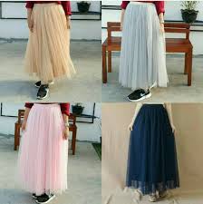 Rok dengan lipit hadap 4. New Rok Tutu Rok Tile Ukuran Dewasa Murah Berkualitas Shopee Indonesia