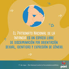 Check spelling or type a new query. Pani El Patronato Nacional De La Infancia Es Un Espacio Libre De Discriminacion Por Orientacion Sexual Identidad Y Expresion De Genero 17 De Mayo Dia Nacional Contra La Homolesbotransbifobia Facebook