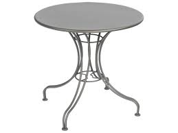 Woodard Wrought Iron 30 Wide Round Bistro Table 13l4rd30 In 2020 Bistro Table Wrought Iron Table Table