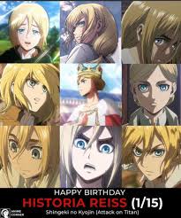 Happy Birthday Historia Our Queen Titanfolk A page for describing characters: