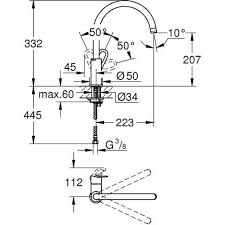 Grohe Bauloop Mitigeur Evier Bec Orientable 31368000 Mitigeur Evier Mitigeur Cuisine