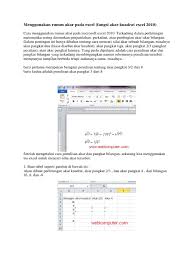 We did not find results for: Tips Trik Excel 2010