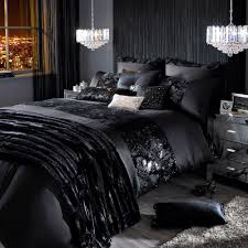 Black And Silver Sequin Comforter Set Kylie Minogue At Home Valaza Black Sequin Animal Panel Duvet Quilt Cover Bedding Black Bedroom Design Bed Linens Luxury Luxury Bedding