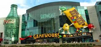 This summer we went to las vegas for a few days before going to arizona. Showcase Mall Las Vegas M Ms Coca Cola And Gameworks Trip Tips Las Vegas