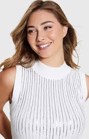 VIVIAN black top with sequins brand GUESS — Globalbrandsstore.com/en