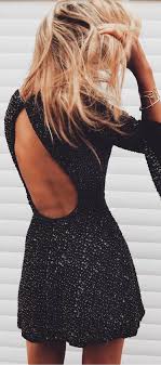 Smyth Bronze And Black Sequin Long Sleeve Mini Dress Fashion Long Sleeve Mini Dress Outfits