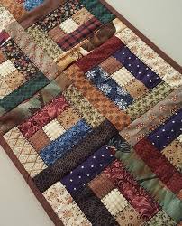 Quilted Table Runner Primitive Or County Home Decor Perfect For Narrow Table Quilted Table Runner Quilted Table Toppers Quilts