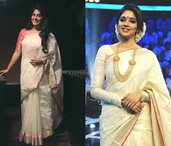 Assam silk blouse material black with drums and veena. 50 Pretty Kerala Saree Blouse Designs Keep Me Stylish