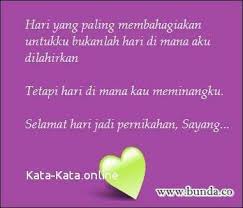 Anda yang sekarang menjalin bahtera rumah tangga harus memberikan ucapan selamat atas bertambahnya usia untuk istri anda. Kata Kata Ucapan Ulang Tahun Pernikahan Untuk Suami